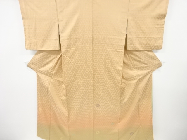 未着用 作家もの 付け下げ 紬 真珠模様 パール 着物 112a d 未着用 作家